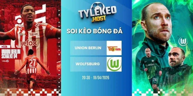 Tỷ lệ kèo nhà cái Union Berlin vs Wolfsburg - Bundesliga, 18/04/2026